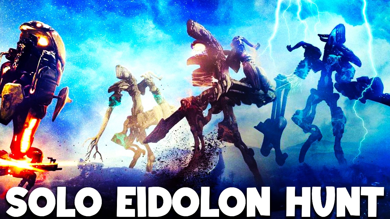 HOW TO EASILY SOLO AN EIDOLON HUNT!!! - Warframe