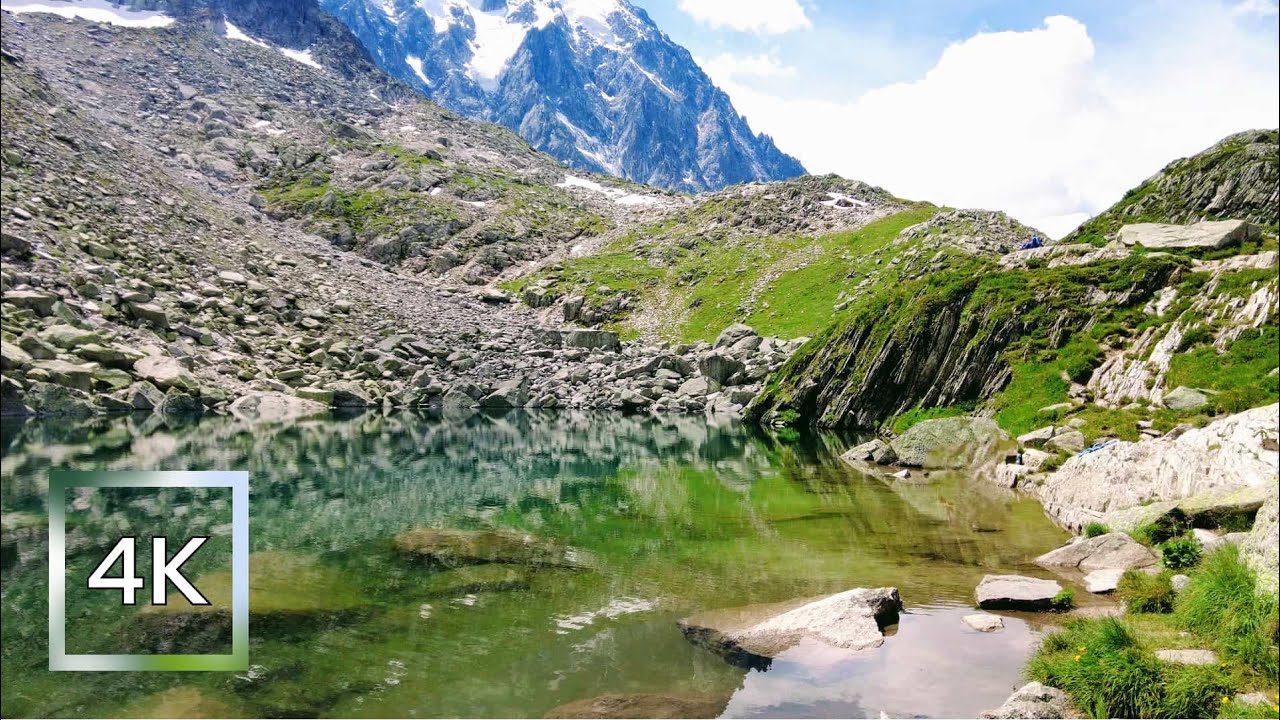 Lac Bleu Chamonix | Scenic approach | 4K
