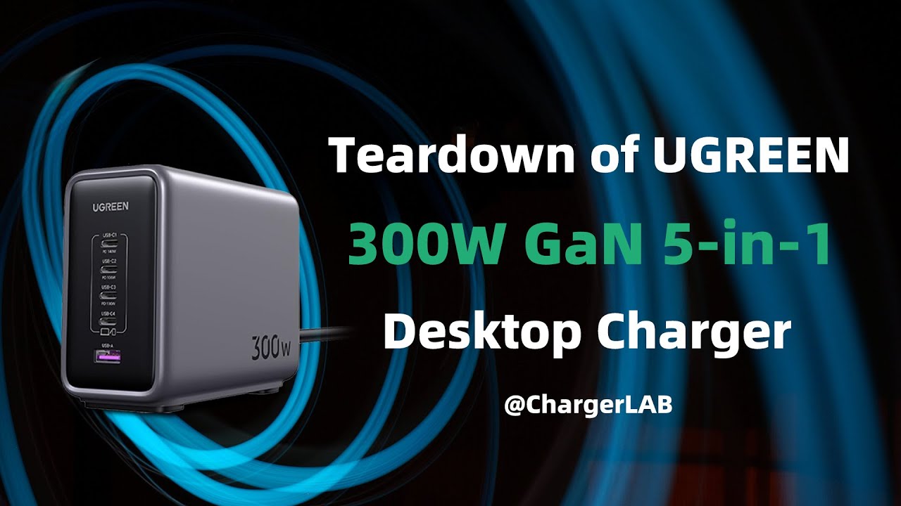 GaN & PD3.1 | Teardown of UGREEN Nexode 300W 5-in-1 Charger