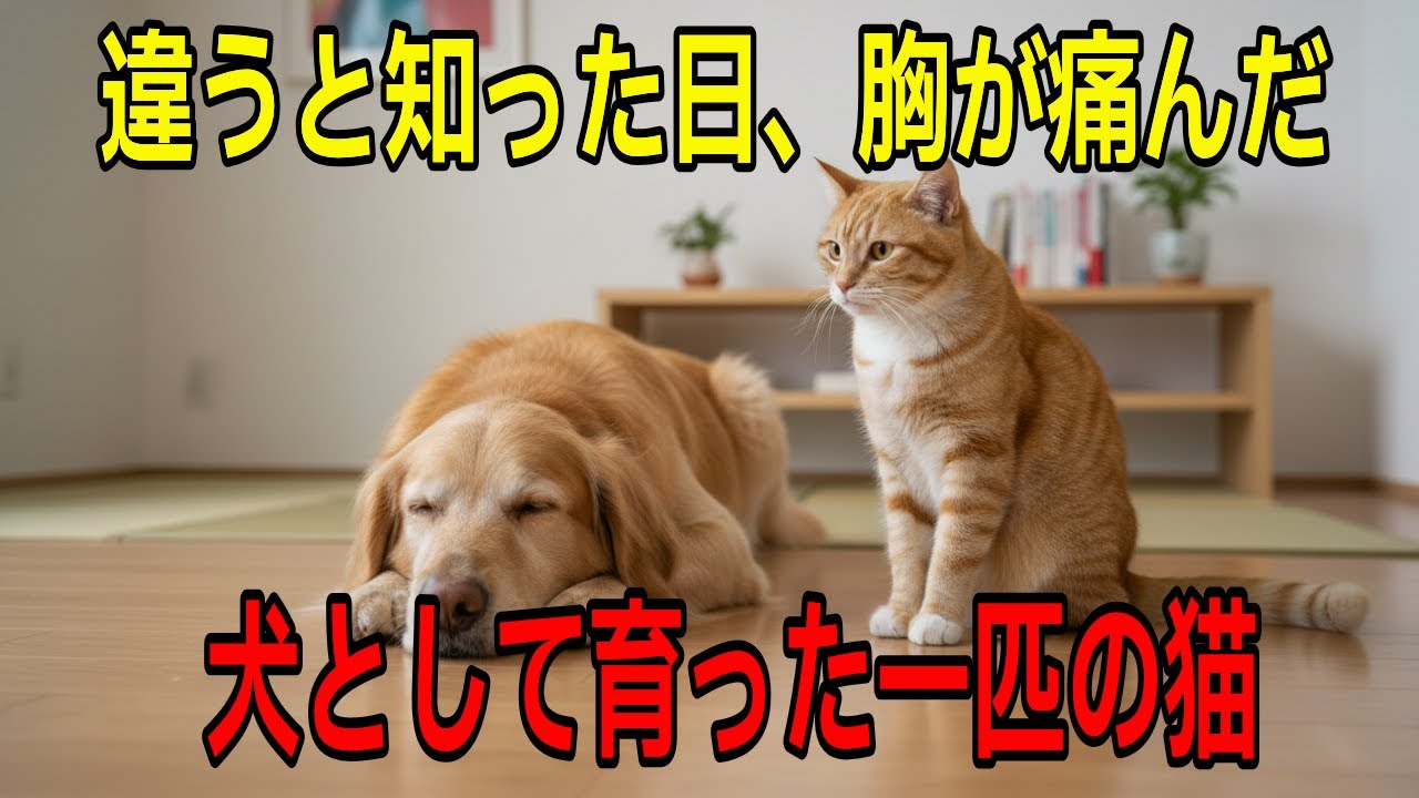 犬だと思って生きた猫の70代の日常
