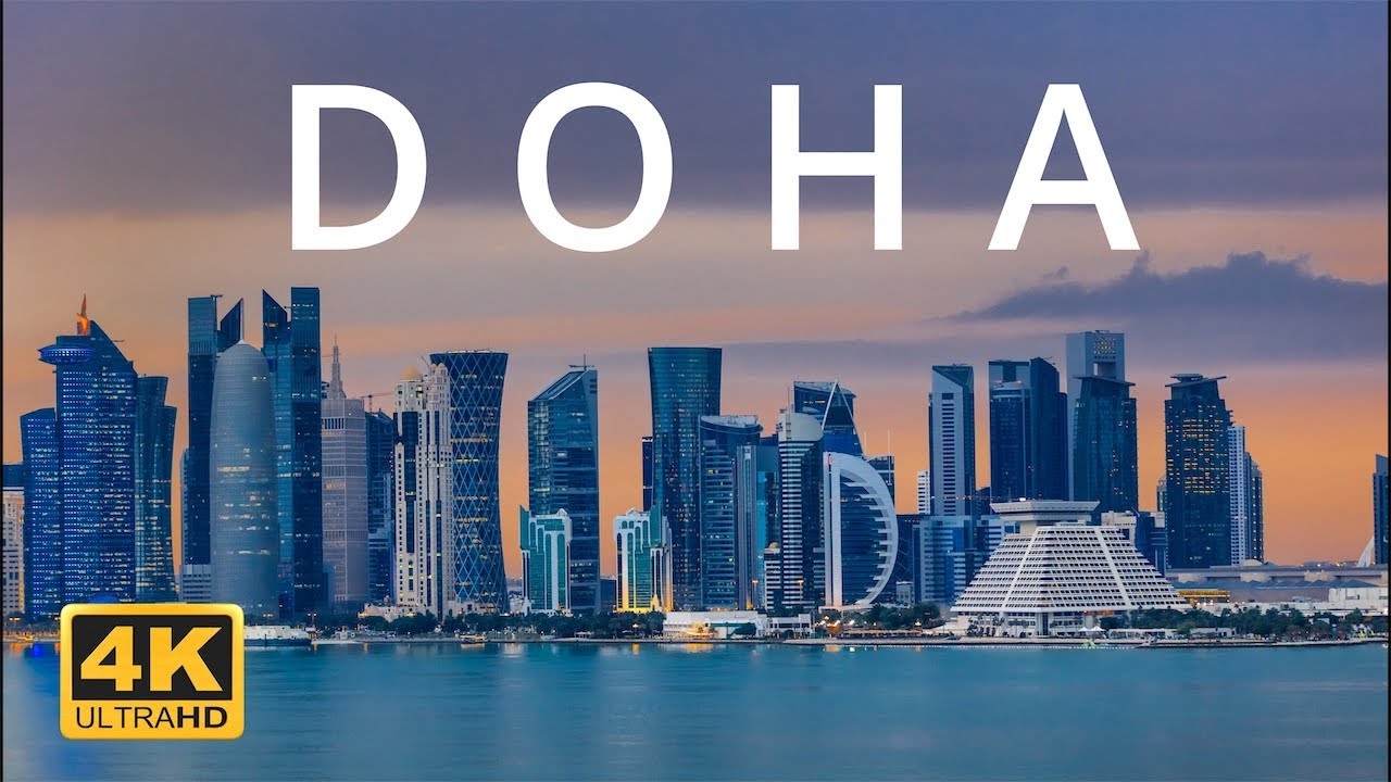 Doha, Qatar 🇶🇦 in 4K ULTRA HD 60FPS video by Drone