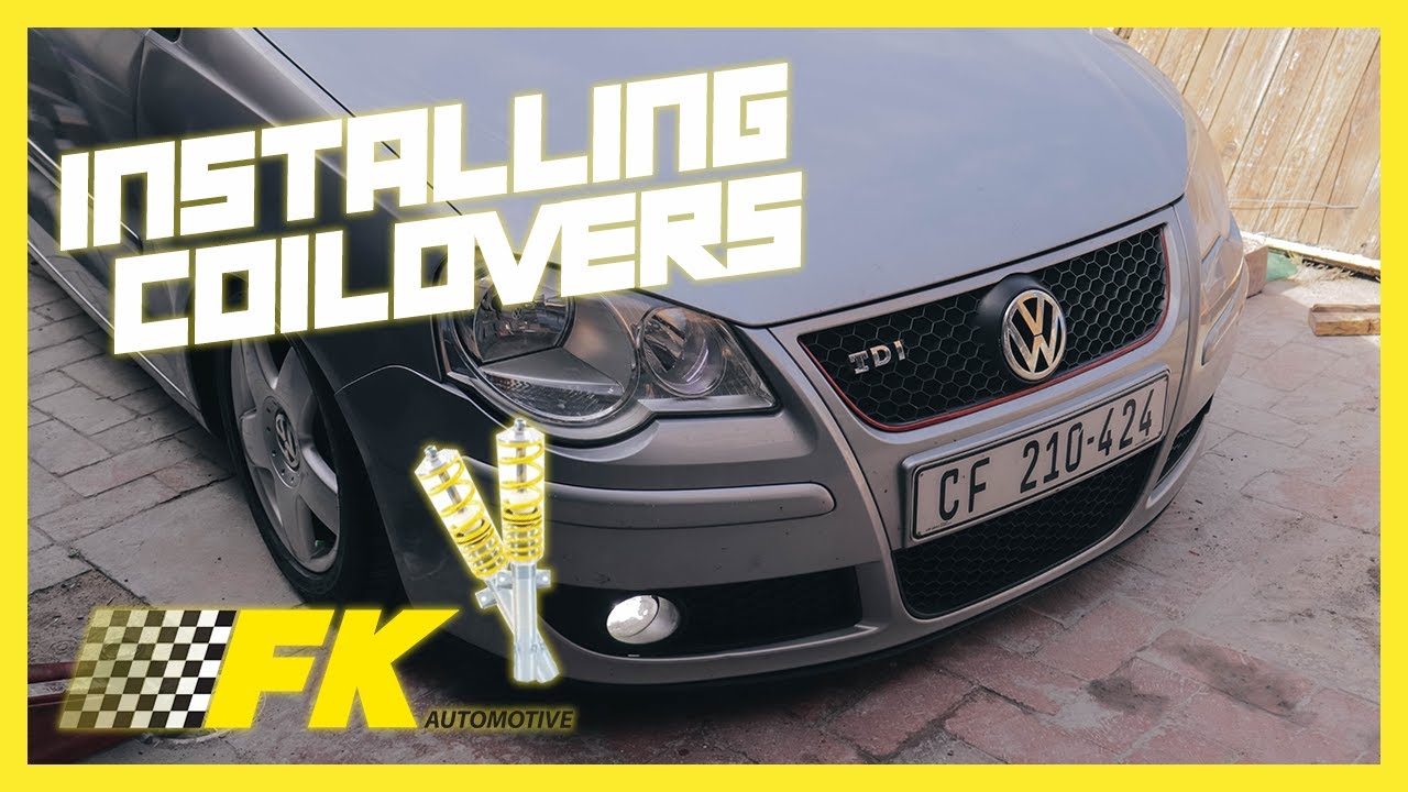 Как установить койловеры на VW Polo TDI 9n3 | The Germanese