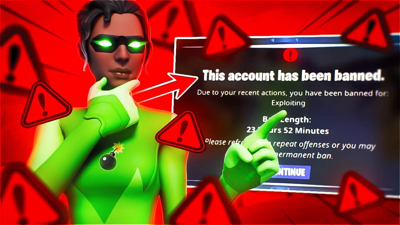 I got banned on Fortnite because of my aim...