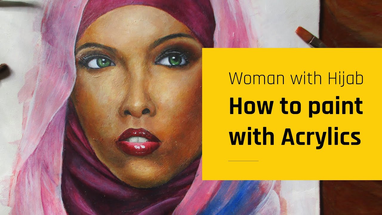 How i paint dark SKIN TONE || ACRYLIC PAINTING TUTORIAL || narrated step by step