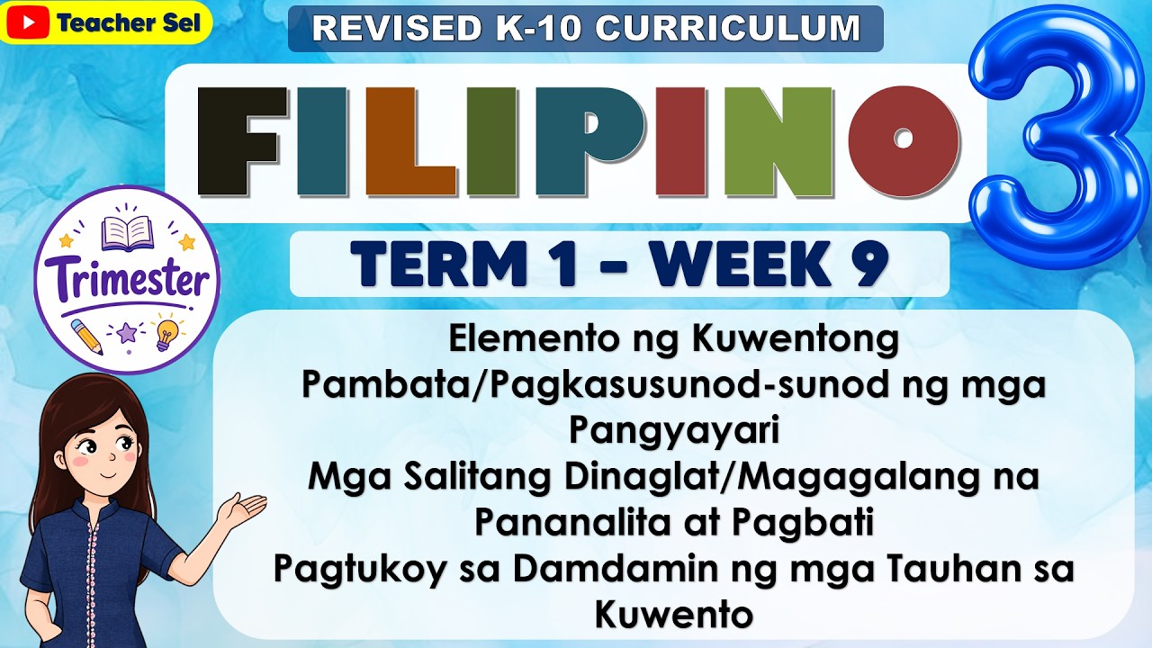 Filipino 3 Quarter 2 Week 1 Revised K-12 Curriculum Elemento ng Kuwentong Pambata, Dinaglat