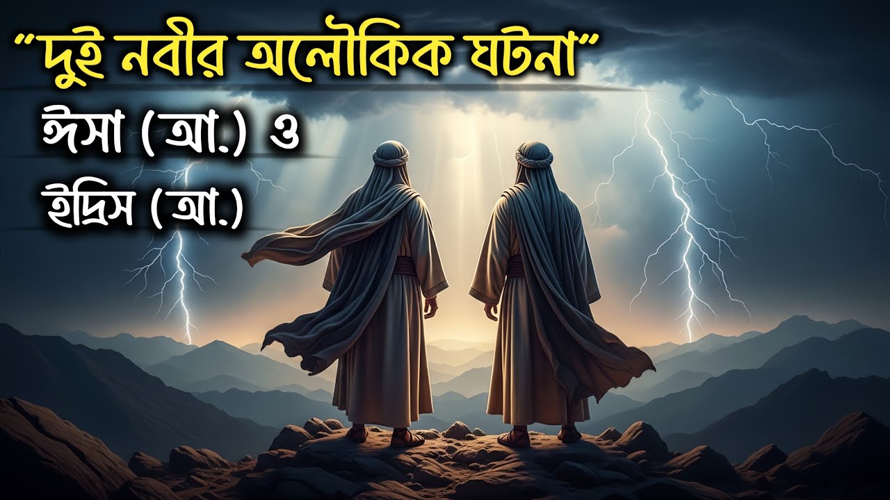সত্য ঘটনা অবলম্বনে দুই নবীর অলৌকিক ঘটনা | ঈসা (আ.) ও ইদ্রিস (আ.) এর অবিশ্বাস্য কাহিনী | Islamc Story