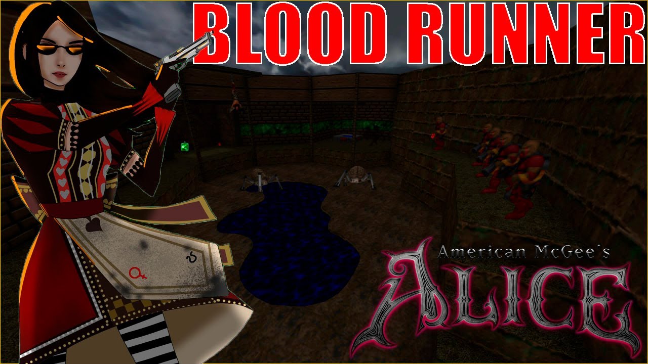 DOOM mod - Alice: Toys of Madness - Hell Ground wad - walkthrough map BLOOD RUNNER