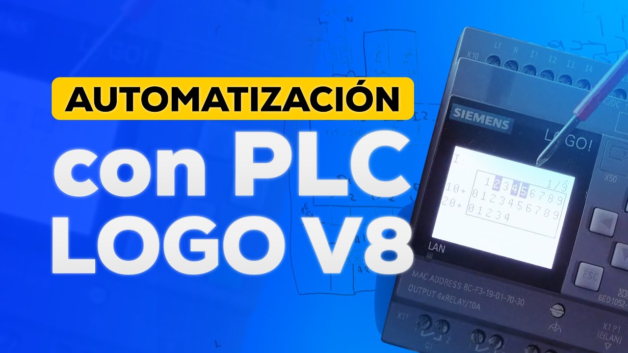 ¿Cómo automatizar un PLC LOGO! V8?