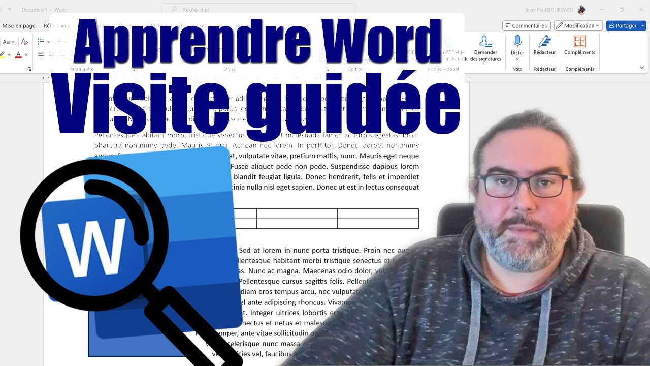 Visite guidée de Word