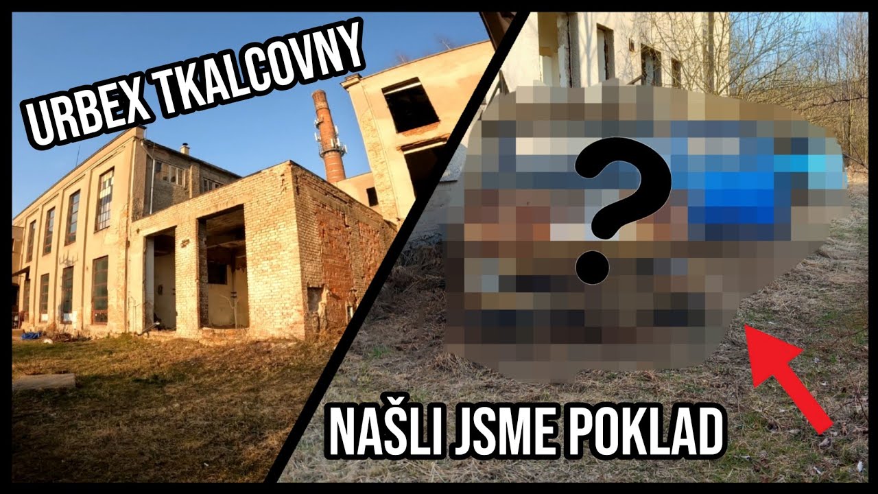Opuštěná TKALCOVNA - našli jsme 