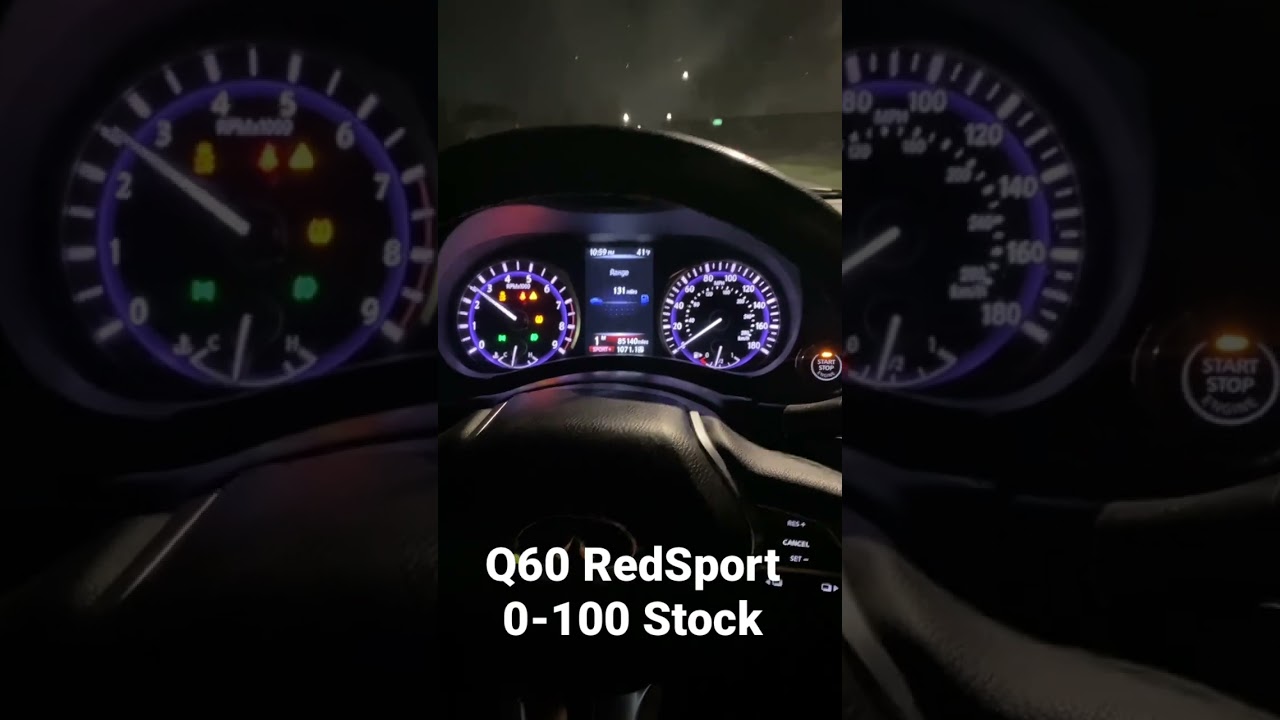 Q60 Red Sport 0-100 stock