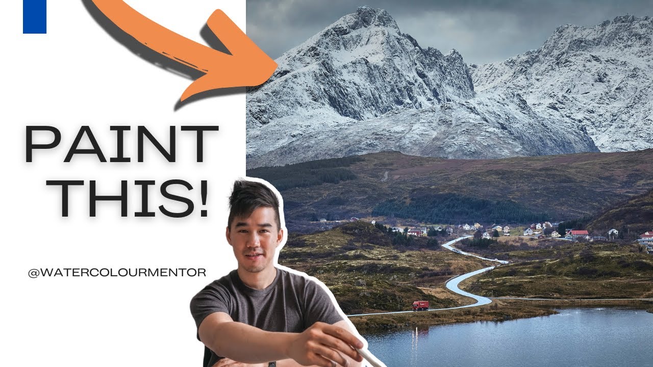 Скандинавия в акварели: мастер-класс для начинающих!