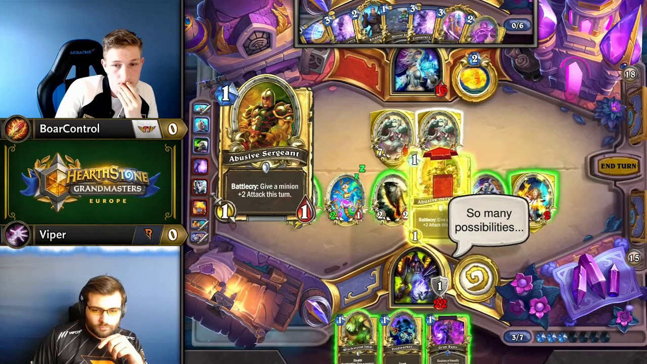 Viper vs BoarControl – Hearthstone Grandmasters Europe – Week 2