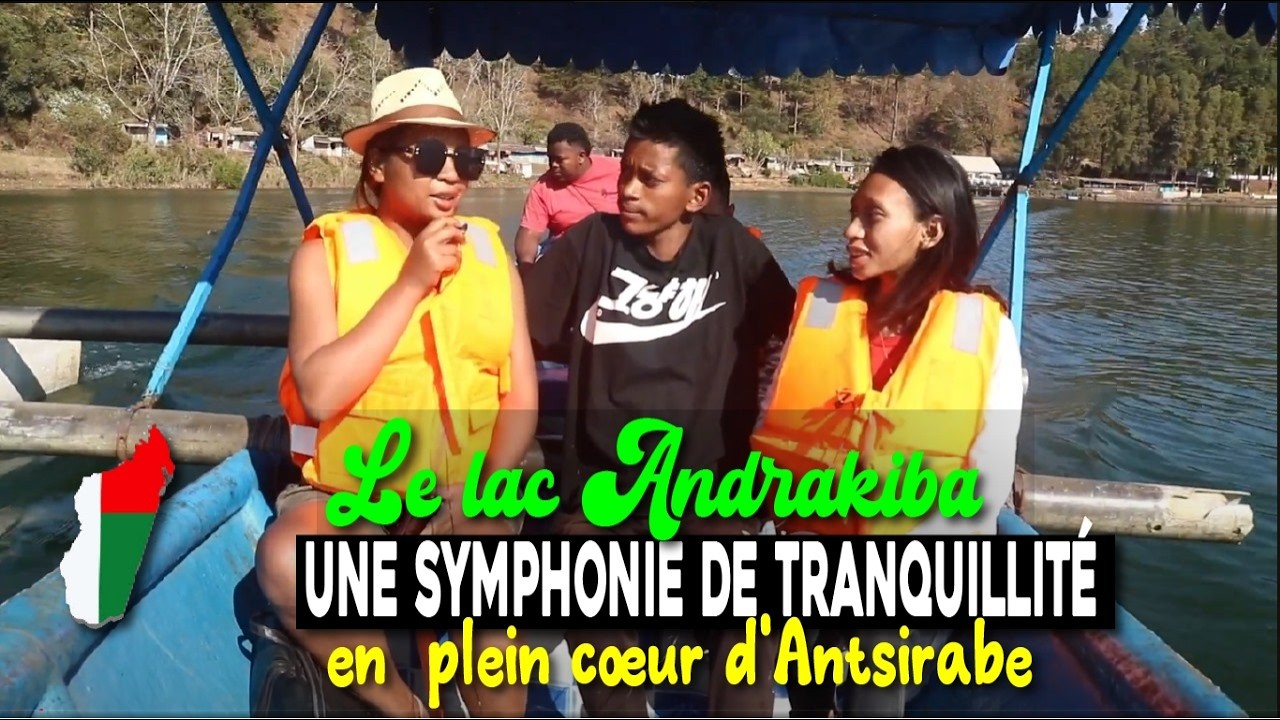 Lac Andrakiba &agrave; antsirabe &agrave; Madagascar