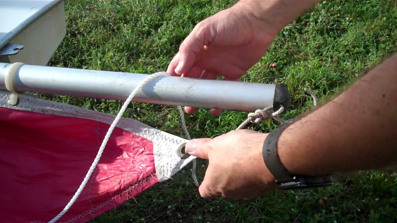 Restoring the rigging on my sunfish
