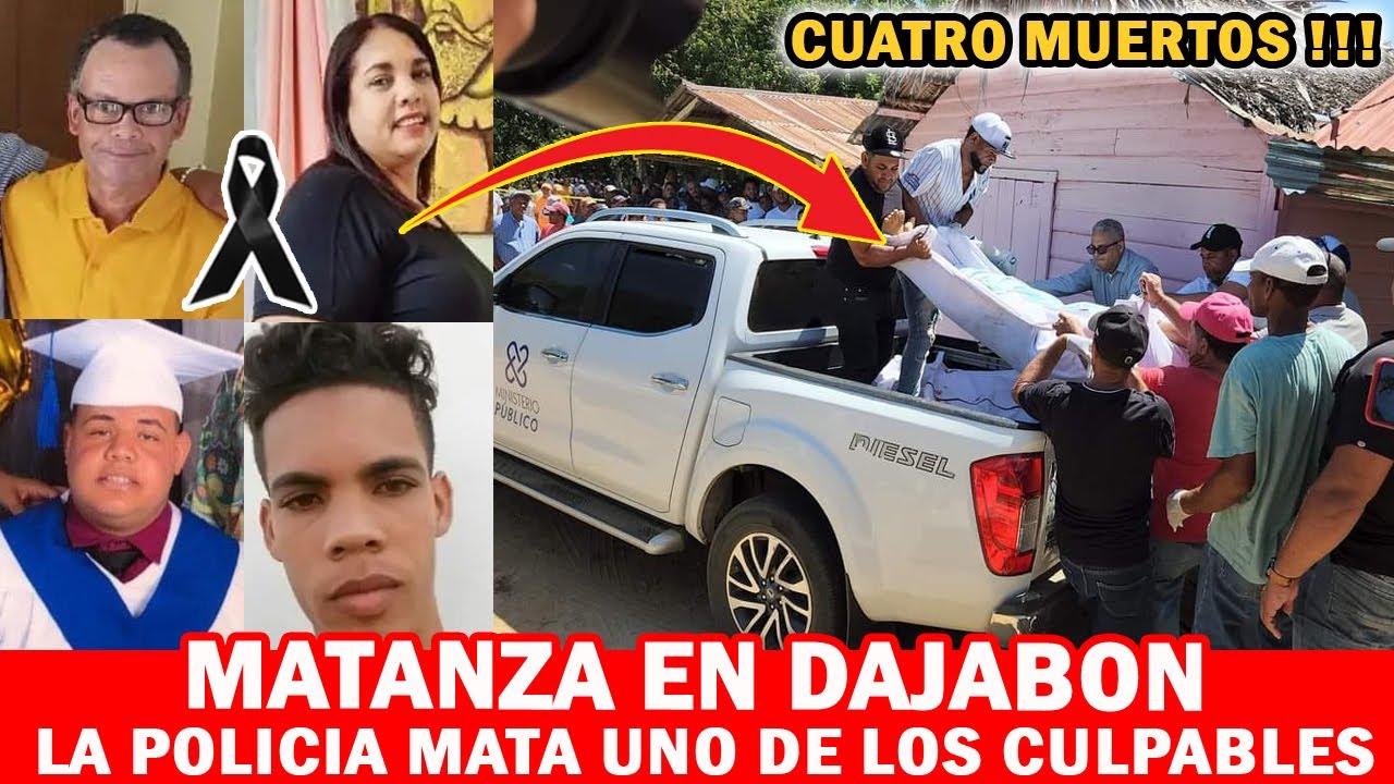Cachè Ultimo Una Familia Completa En Dajabon , Y La Policia Le Da De Baja