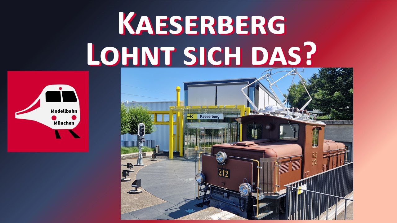 Modelleisenbahn-Anlage Kaeserberg in Fribourg / Schweiz