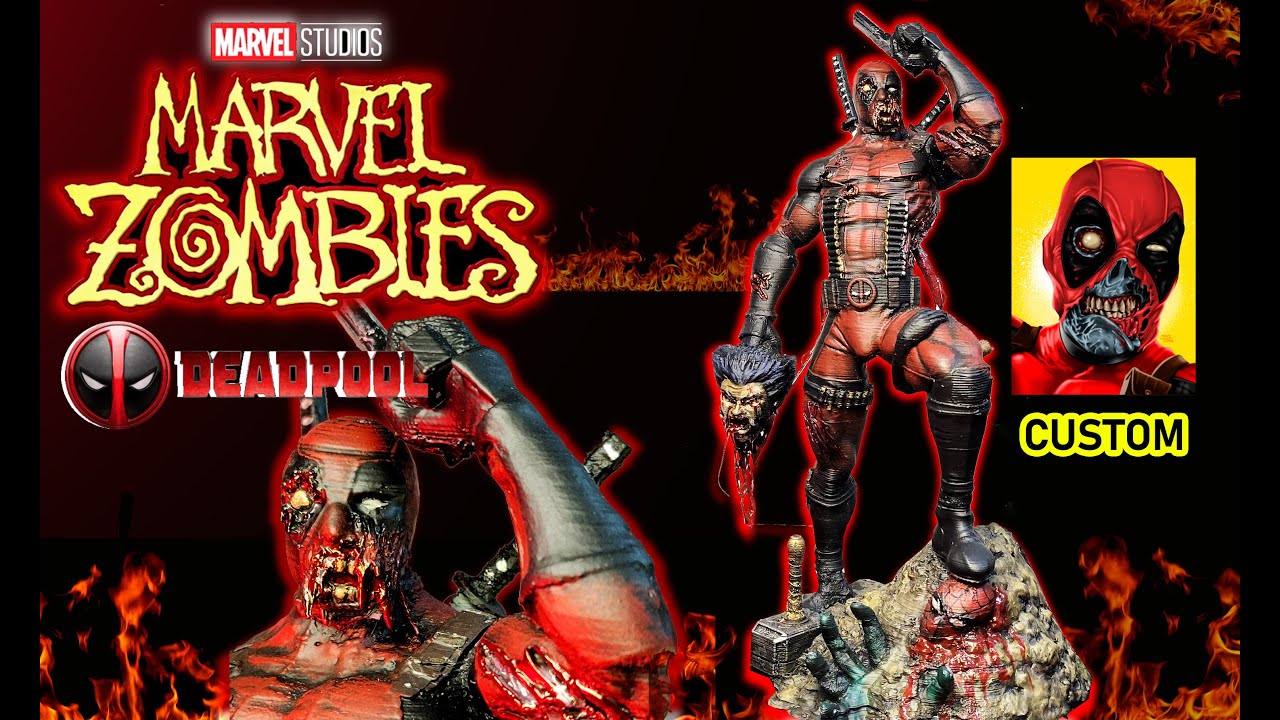 Deadpool Zombie Custom Marvel Zombies #marvel  #marveluniverse