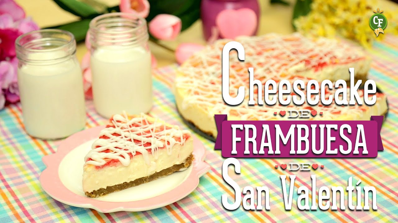 ¿Cómo preparar Cheesecake de Frambuesa de San Valentín? - Cocina Fresca