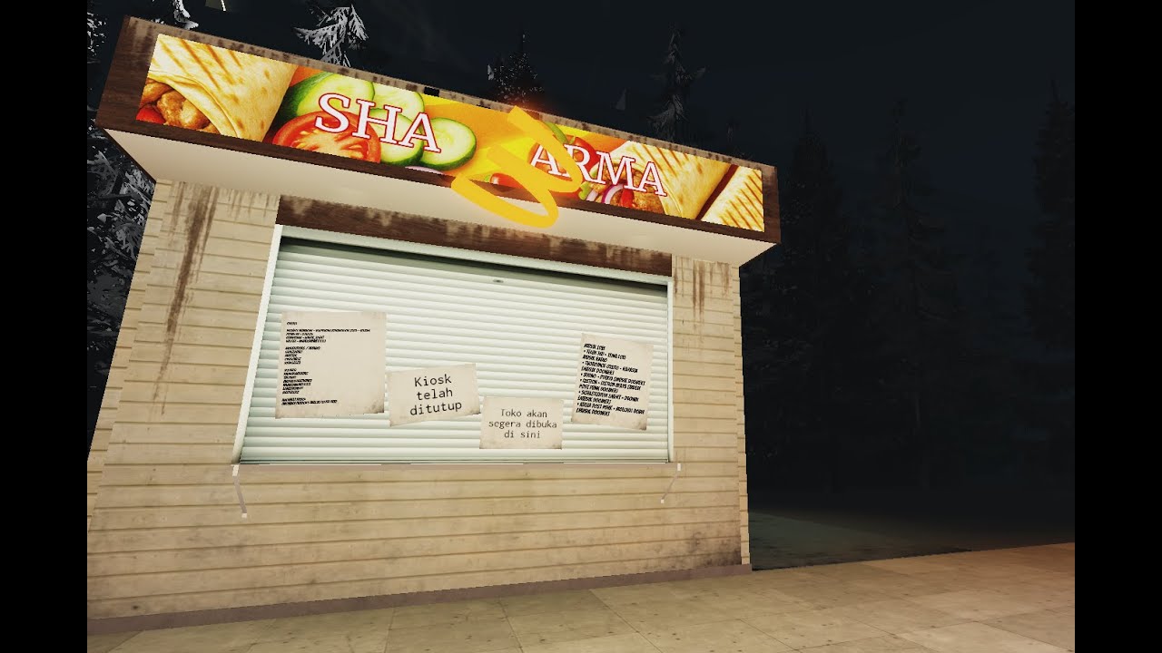 Nyari Anomali lagi - Scary Shawarma Kiosk