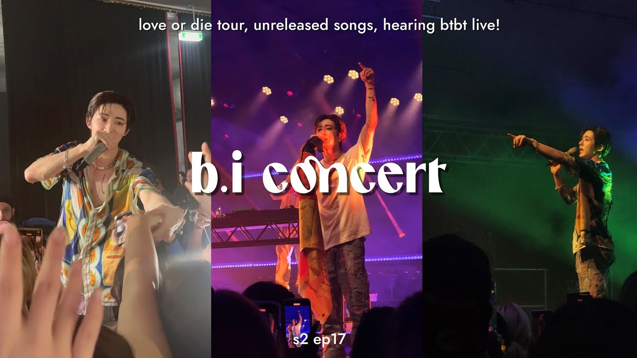 B.I concert vlog! 💦 love or die europe tour munich, a lot of unreleased songs, hearing btbt live!