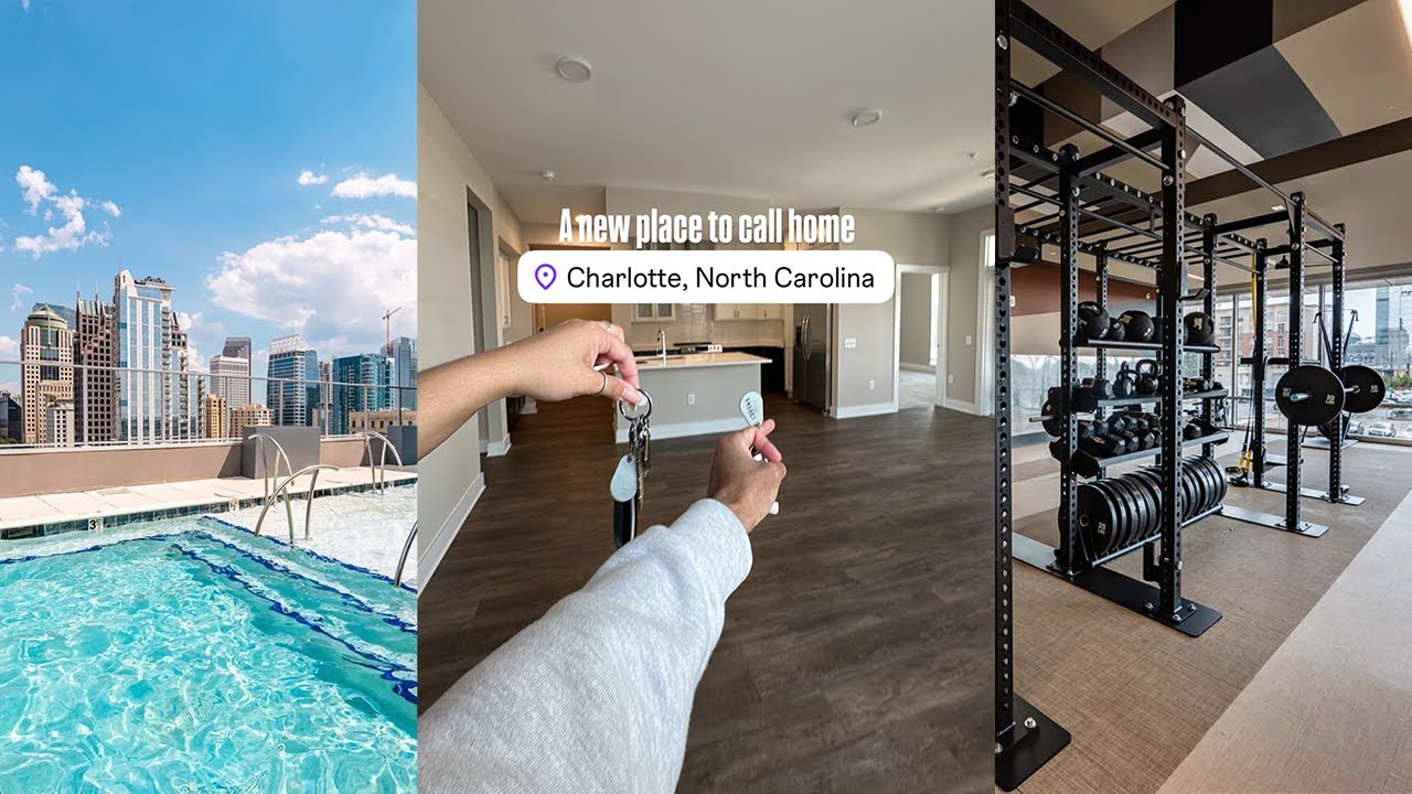 Inside My Empty Luxury Charlotte Apartment - First Look