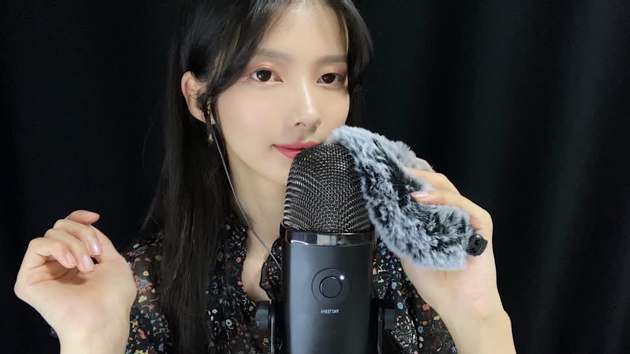 ASMR 잠들 수밖에 없는 속삭임과 쓰담쓰담 (쉿 조용 자자 푹자자 잠들자..) / Whispering, Mouth Sounds, Ear Blowing, Hand Movement