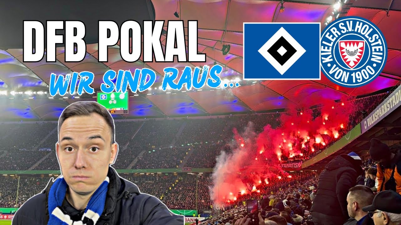 ❌ Pokal-Aus! Was für ein Krampf… HSV vs. Holstein Kiel Stadion Vlog | DFB Pokal 🏆⚽️