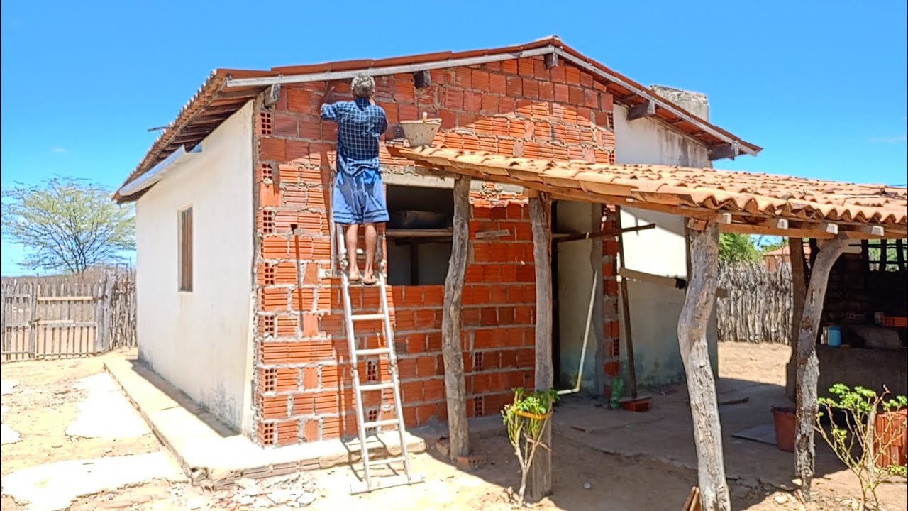 Construindo uma cozinha na casa missionária 