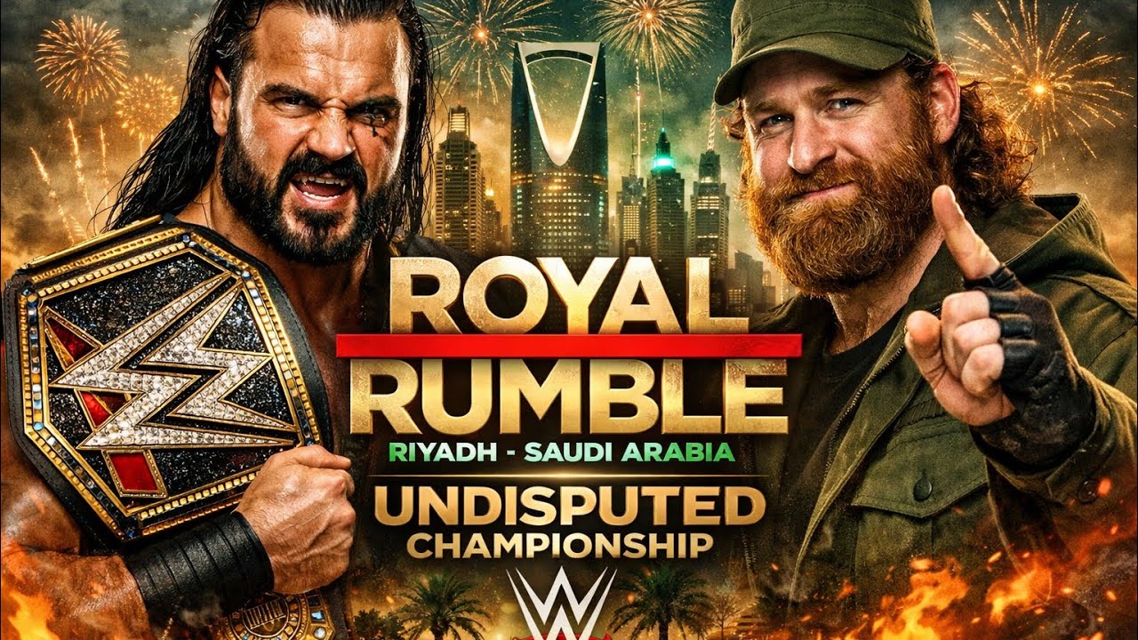 Drew McIntyre vs Sami Zayn – Undisputed Championship Match | Royal Rumble 2026