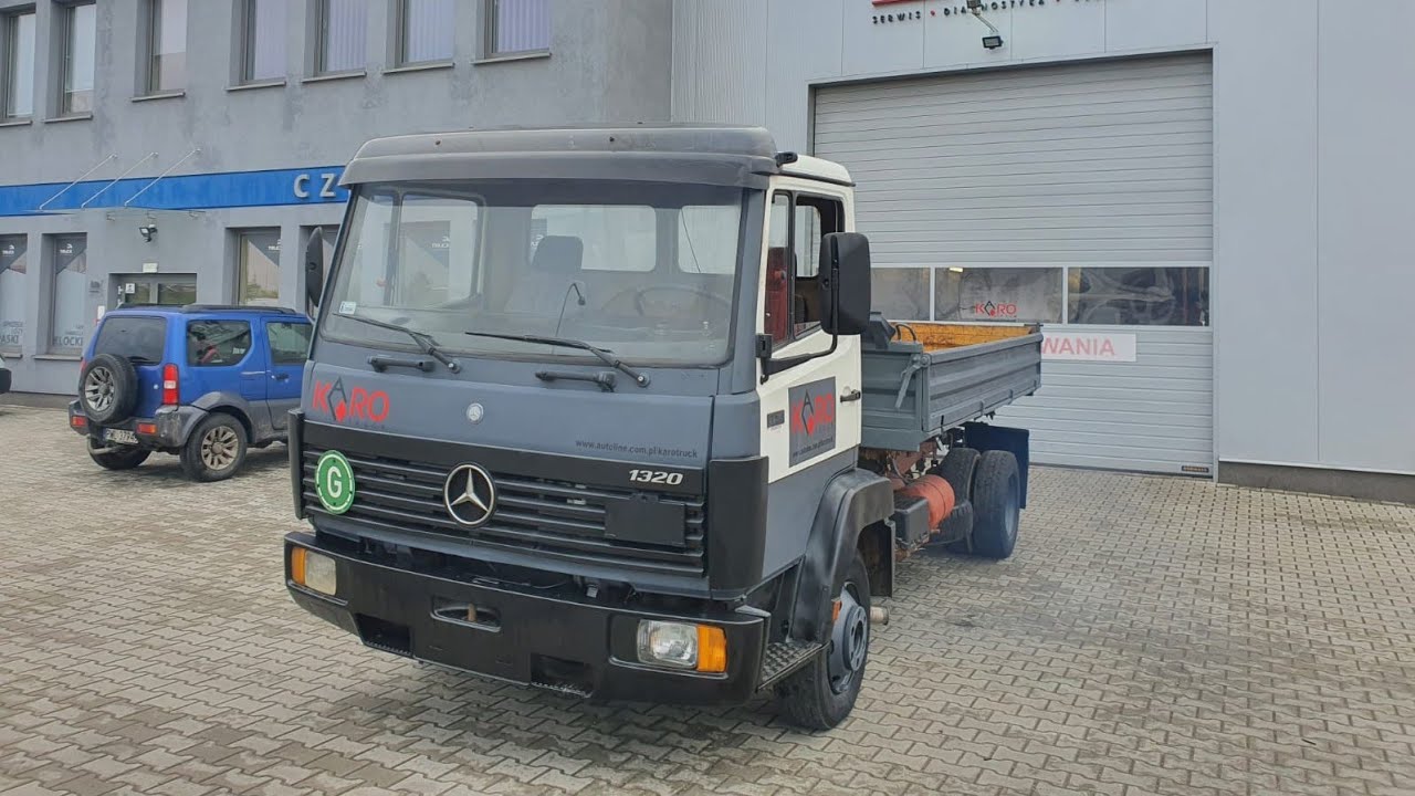 MERCEDES-BENZ 814, 3x Tipper, Manual Pump, full Steel