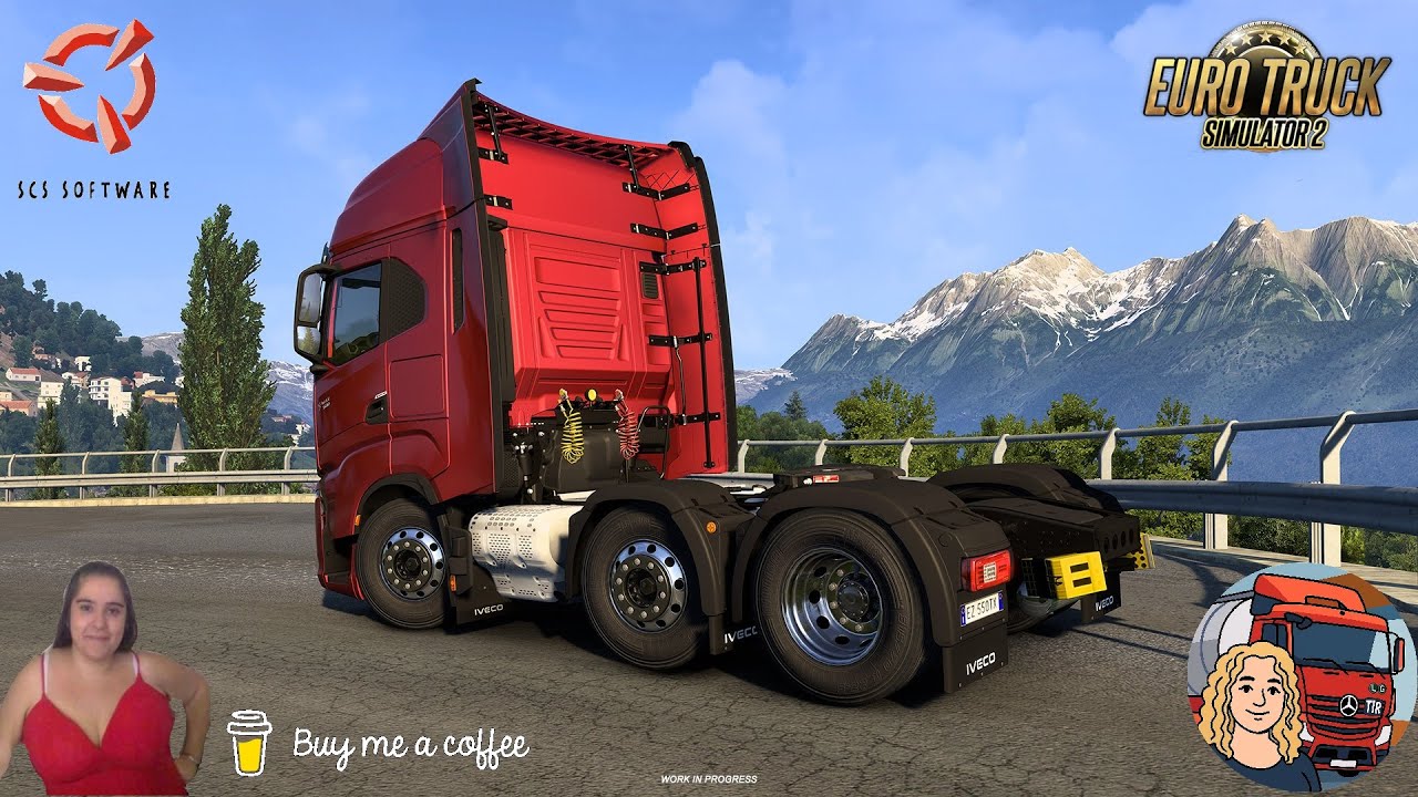 Euro Truck Simulator 2 (1.58 Beta) IVECO S-Way 6x2 Update to 1.58 + DLC's & Mods