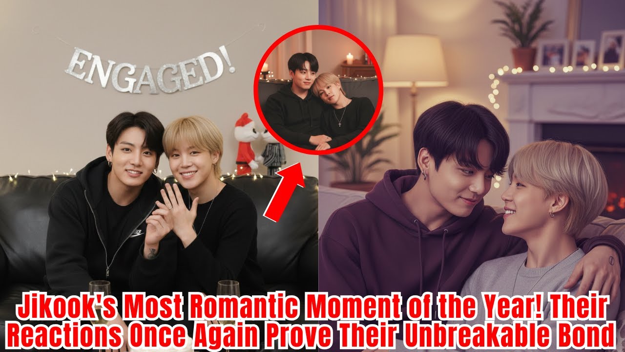 Самый романтичный момент года для JIKOOK! Их реакции снова доказывают их неразлучную связь 💜🔥