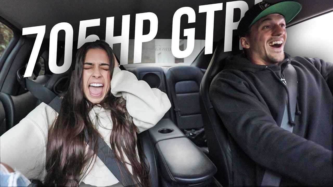 SCARING WIFE IN MY 700HP R35 GTR! *TERRIFIED*