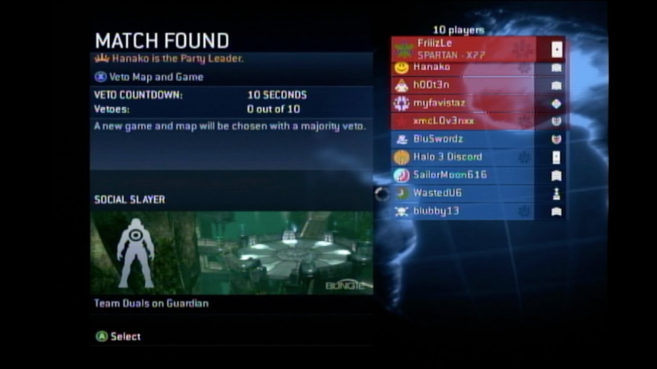 X360 Halo 3: Social Slayer - Team Duals [Guardian]