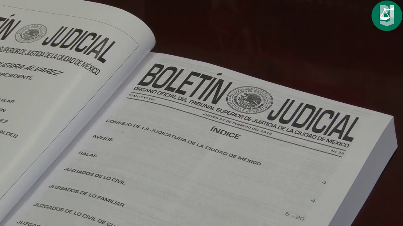 Conoce el Bolet&iacute;n Judicial en el PJCDMX