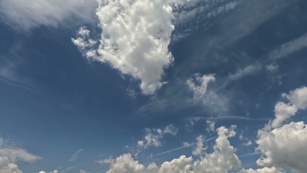 Clouds Timelapse - 45 Minutes of Clouds Only - July 10, 2025