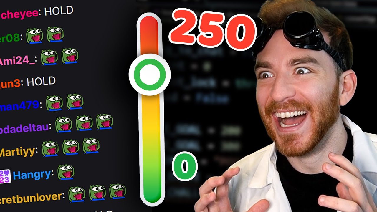 Может ли чат Twitch отправить этот смайлик ровно 250 раз?