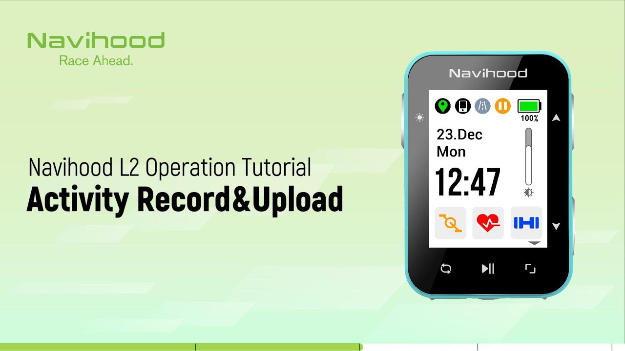 Navihood L2 | Activity Record and Upload