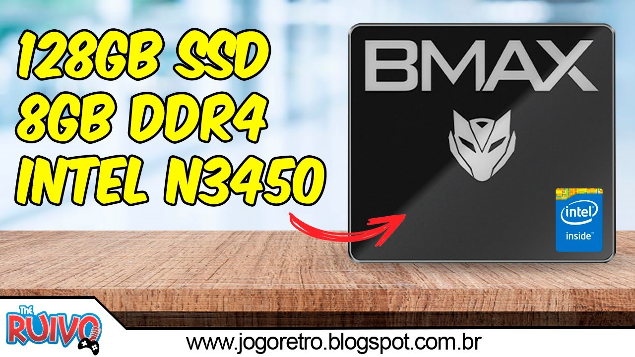 Mini PC BMAX B2 com Intel N3450 e 8GB DDR4 é ÓTIMO Computador de Bolso!