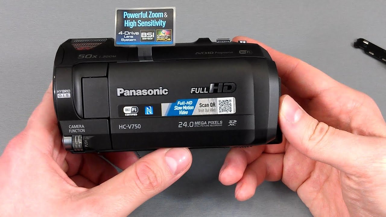 Unboxing Panasonic HC-V750