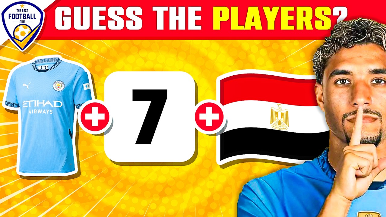 GUESS THE PLAYER BY COUNTRY AND CLUB AND JERSEY NUMBER | FOOTBALL QUIZ 2025