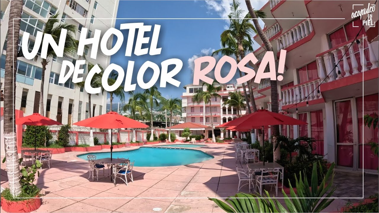 HOTEL MARALISA: El hotel MÁS ROSA de ACAPULCO, frente al mar!