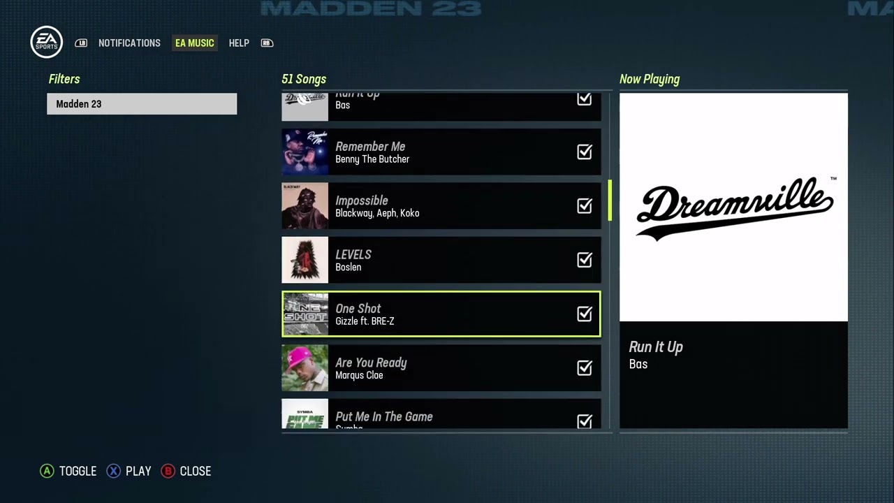 Run it Up (Bas) Full Song [Madden 23]