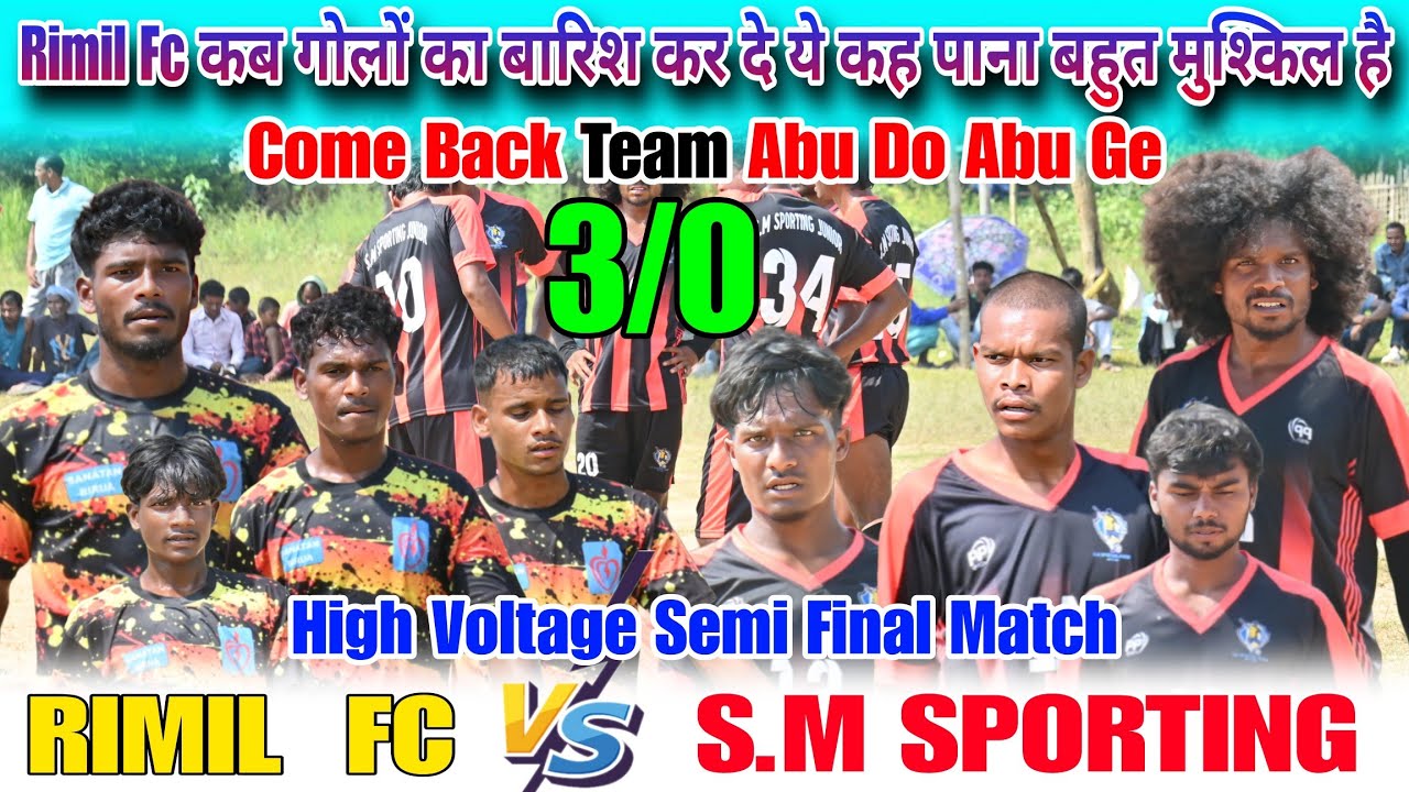 Semi Final // King+S.M Sporting 🆚 Rimil Fc // Buruikuti Football Turnament 2025