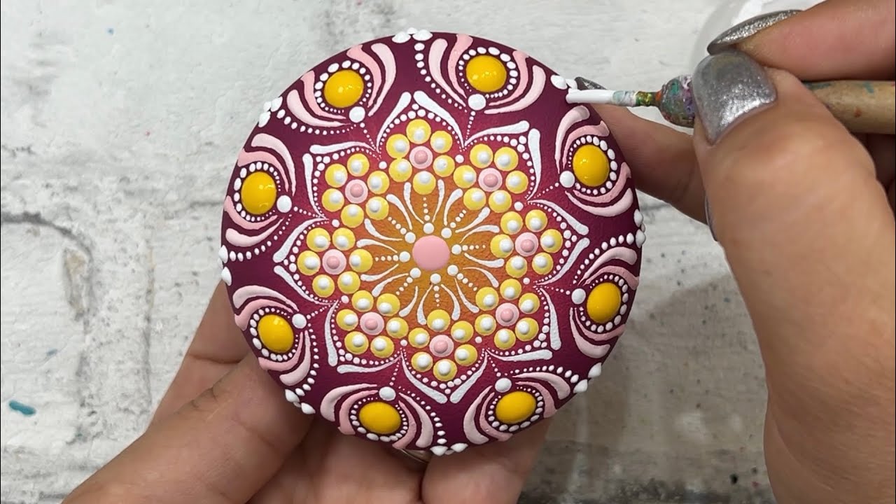 Flower Dot Art Mandala Design