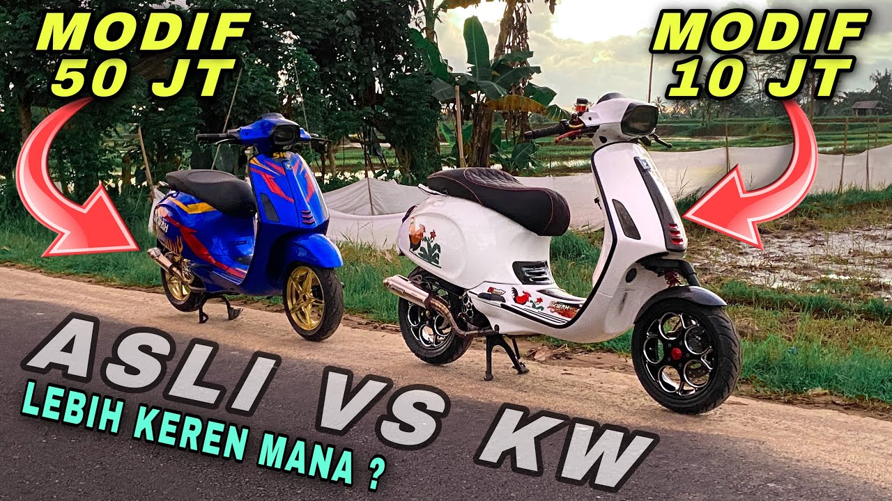 UPGRADE MIO MODIF VESPA AUTO MIRIP VESPA ORI | JIK WAH CHANNEL