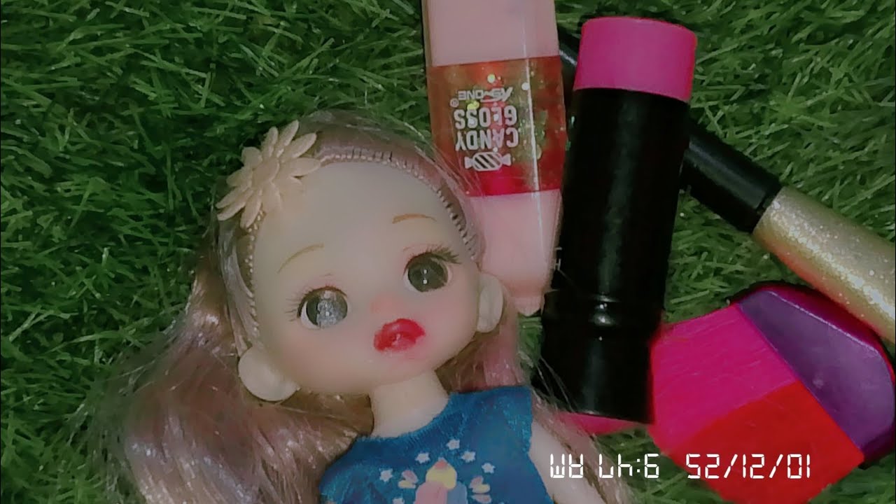 SATISFYING ASMR WITH UNBOXING MAKEUP SKINCARE ASMR#DOLL#MAKEUP#ASMR#VIRAL#viralvideo#makeup