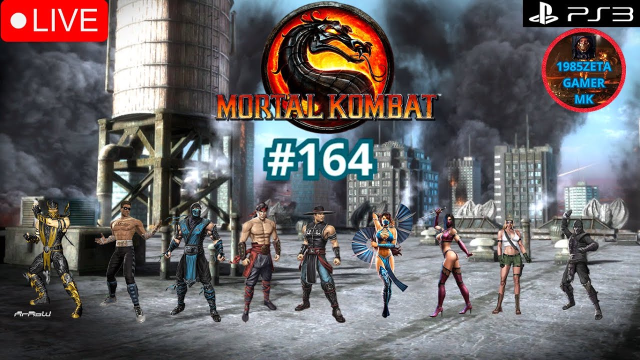 🎮Jugando al MORTAL KOMBAT 9 en Vivo PS3 #164🎮