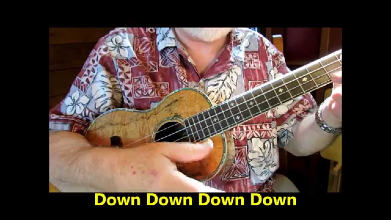 THUMB STROKE PATTERN in 4/4 Time - Ukulele tutorial by Ukulele Mike Lynch